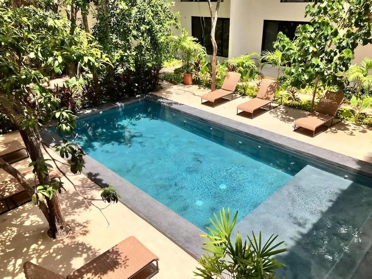 Near Beach New Ximbal Tulum 4 Guest Pool Fast Wifi Apartment