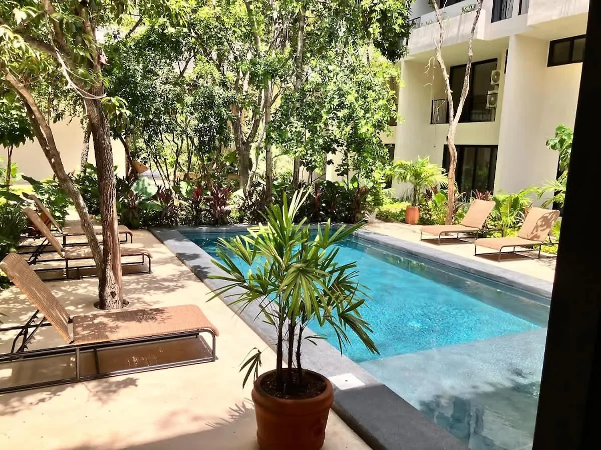 Near Beach New Ximbal Tulum 4 Guest Pool Fast Wifi Apartment