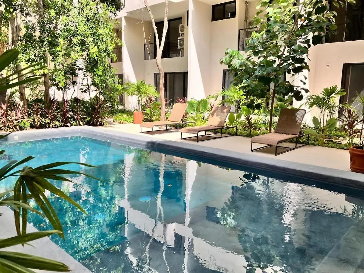 Apartment Near Beach New Ximbal Tulum 4 Guest Pool Fast Wifi Mexico