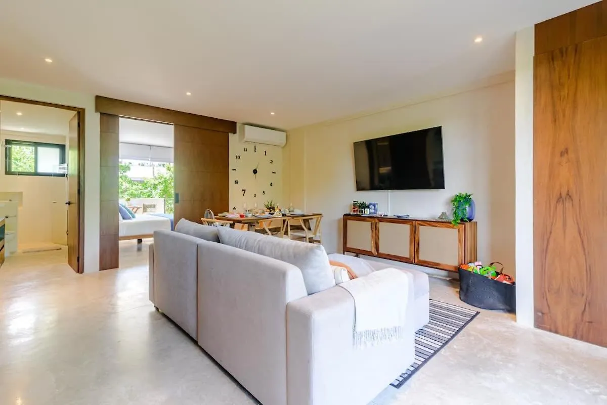 Near Beach New Ximbal Tulum 4 Guest Pool Fast Wifi 0*,  Mexico